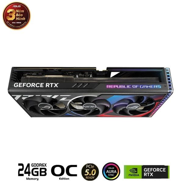 card màn hình ASUS ROG Strix GeForce RTX 4090 OC Edition 24GB GDDR6X